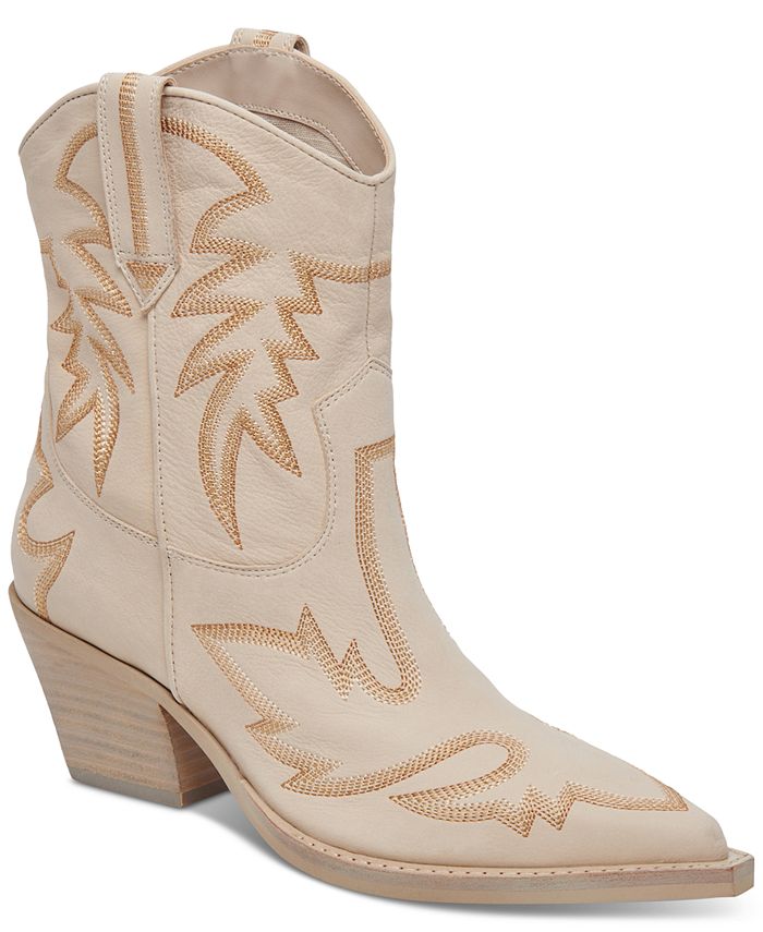Dolce Vita Women's Runa Pointed-Toe Cowboy Booties - Macy's