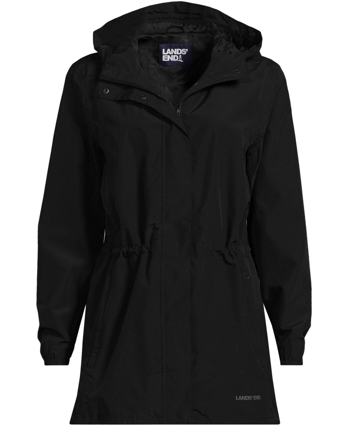 Lands' End Women's Squall Packable Waterproof Raincoat