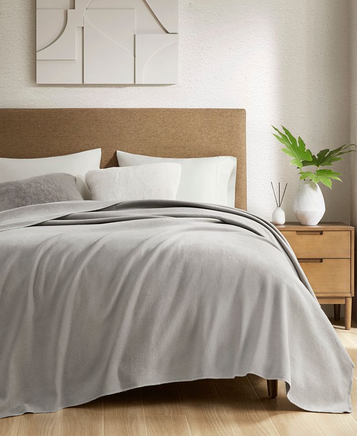 Croscill Andaz Solid Cotton Blanket, King/California King Macy's