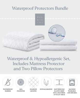 Water-Resistant Mattress and Pillow Protector Bundle