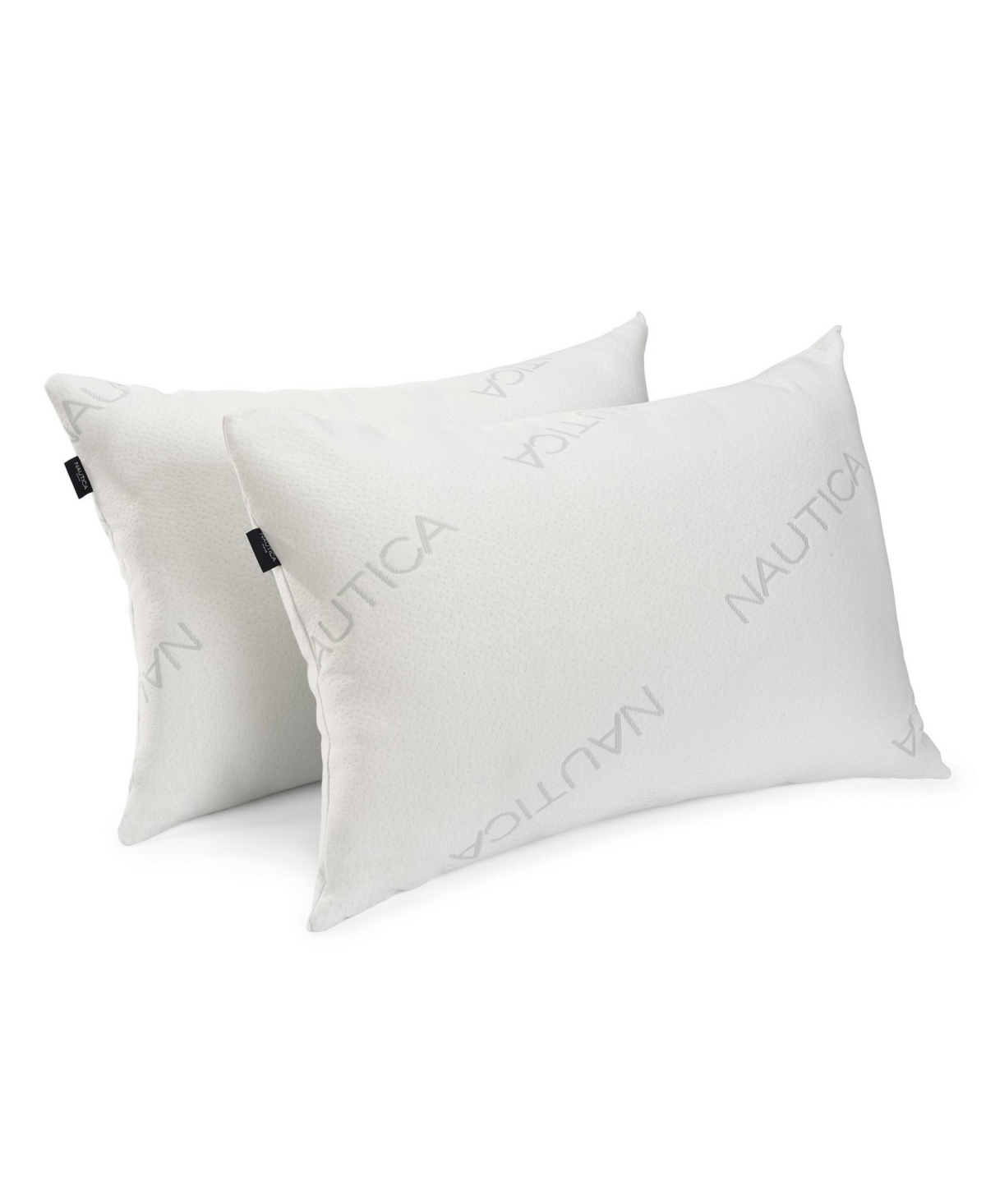 Nautica Home Luxury Knit 2 Pack Pillows, King In White