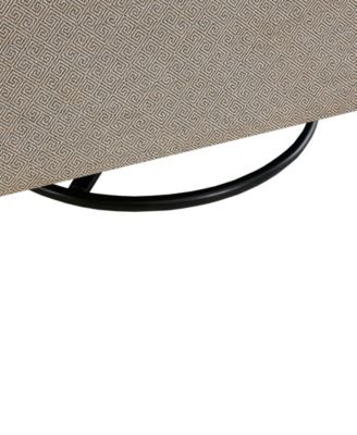 Augustine 30.75" Fabric Swivel Glider Chair