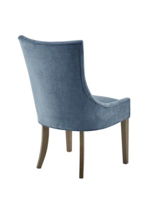 Ultra Traditional Fabric Upholstered Swoop Back Dining Side Chair, Set of 2