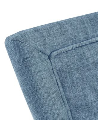 Ultra Traditional Fabric Upholstered Swoop Back Dining Side Chair, Set of 2