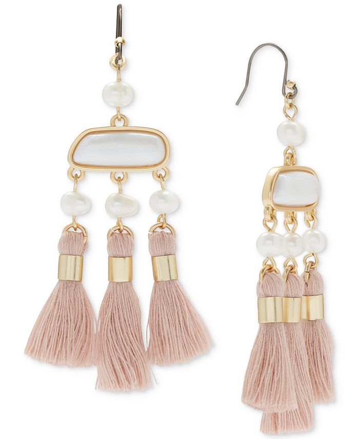 Lucky brand clearance tassel earrings