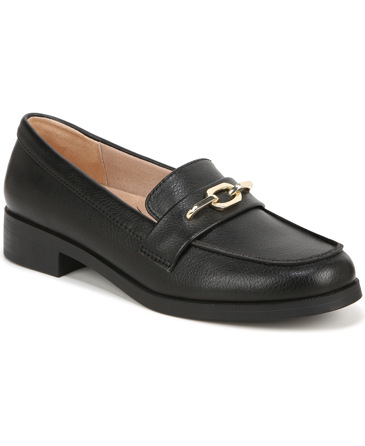 Shop Lifestride Women's Sonoma Slip On Loafers In Black Faux Leather