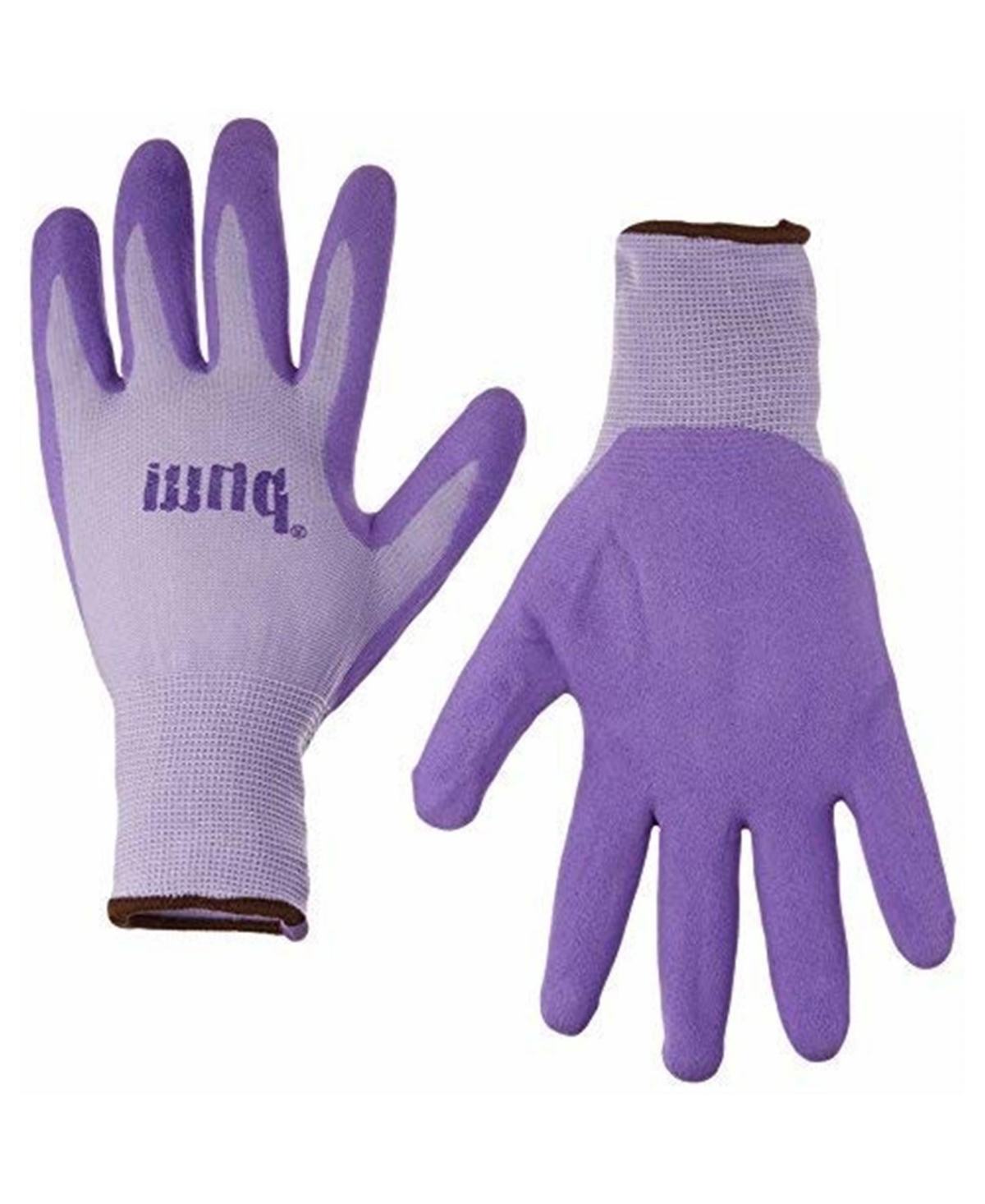 Mud Simply Mud Gloves, Nitrile Coated Gloves For Gardening and Work, Purple, Small - Purple