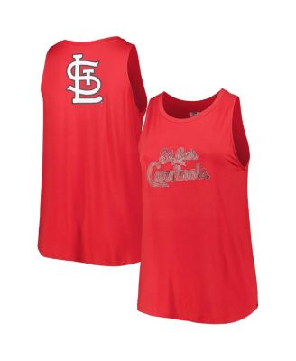 Lids St. Louis Cardinals New Era Women's Plus Tank Top - Red