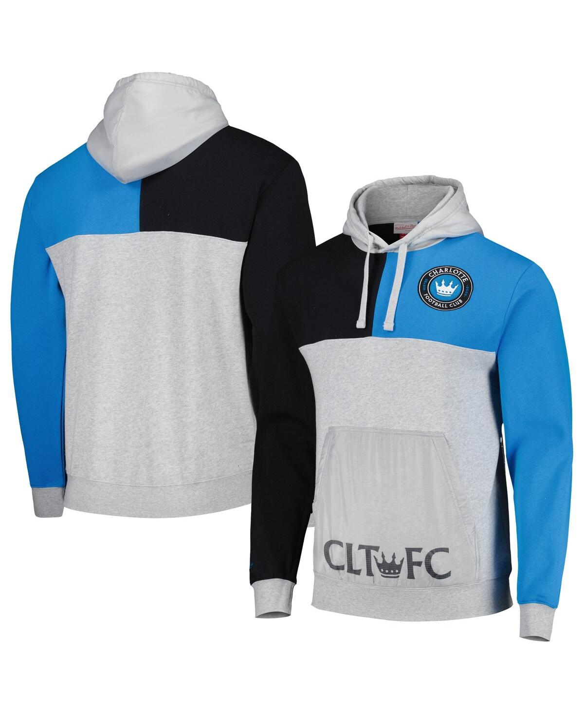Mitchell & Ness Men's  Gray Charlotte Fc Tie Breaker Pullover Hoodie In Gray