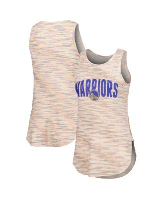 Women's White Golden State Warriors Sunray Tank Top