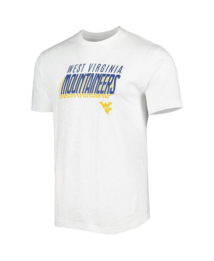Concepts Sport Men's Navy, White West Virginia Mountaineers Downfield T ...