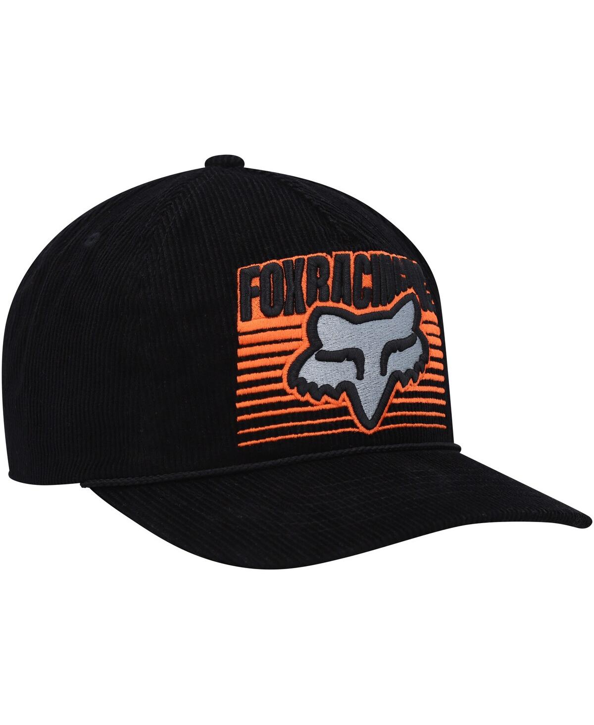 Shop Fox Men's  Black Carv Snapback Hat