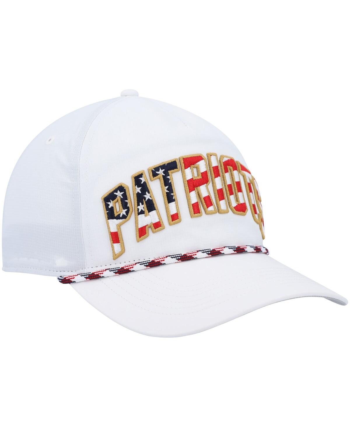 47 Brand Men's ' White New England Patriots Hitch Stars And Stripes Trucker Adjustable Hat In White