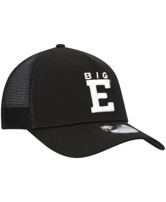 Men's Black Dale Earnhardt Big E Legends 9FORTY A-Frame Trucker Snapback Hat