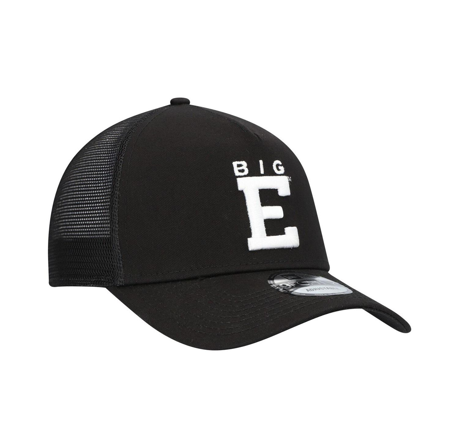 Men's Black Dale Earnhardt Big E Legends 9FORTY A-Frame Trucker Snapback Hat