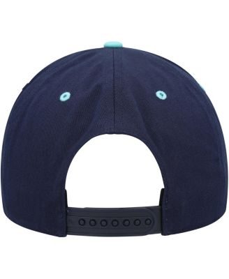 Men's Deep Sea Blue, Light Blue Seattle Kraken Super Hitch Adjustable Snapback Hat