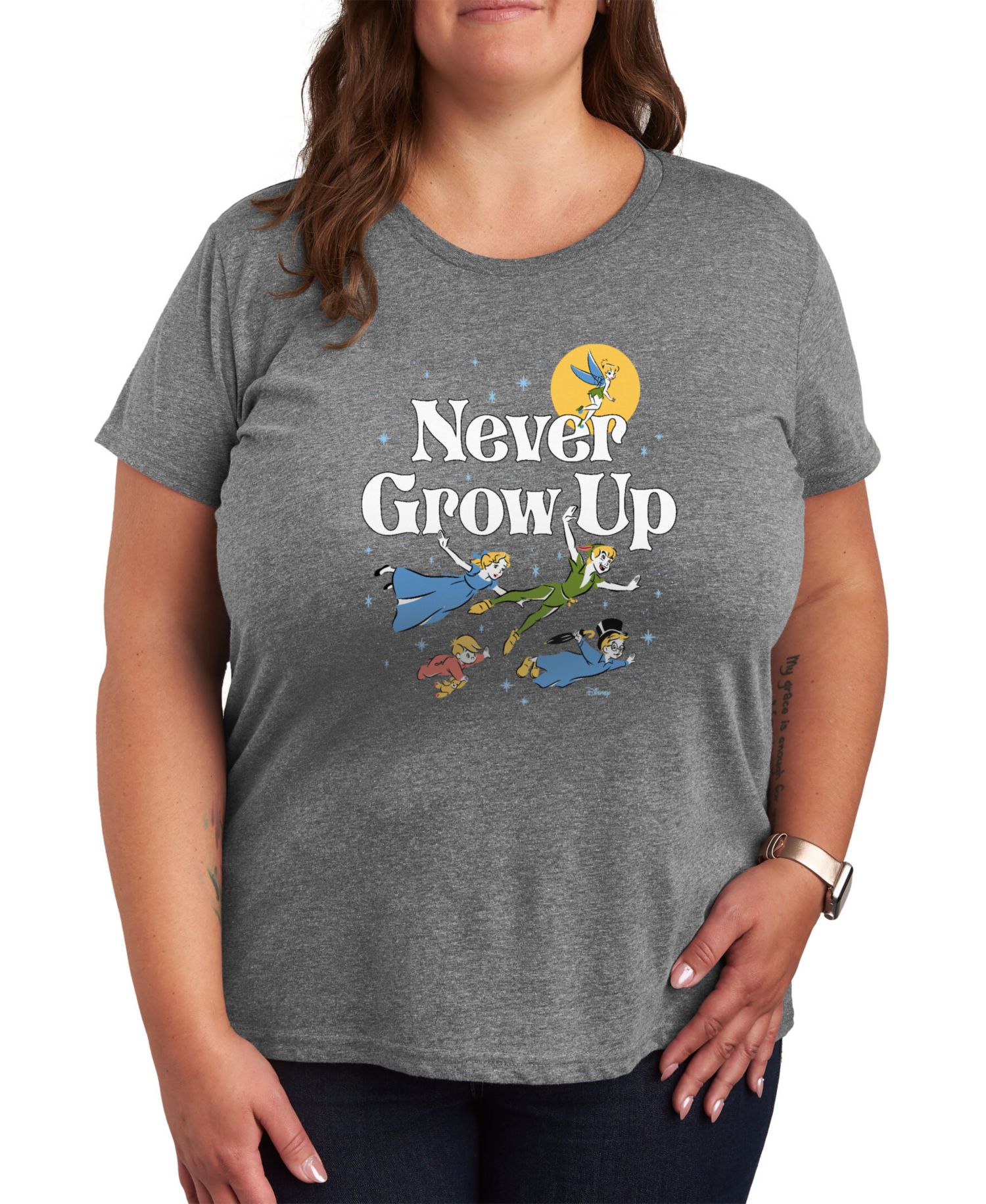 Trendy Plus Size Peter Pan Graphic T-shirt