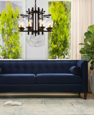 Jack 84" Modern Tuxedo Tufted Sofa