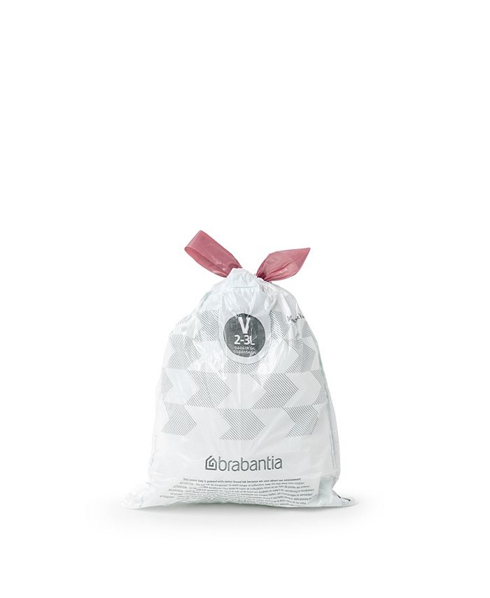 Brabantia Perfectfit Trash Bags, Code V, 0.50.8 Gallon, 23 Liter, 200 Trash Bags Macy's