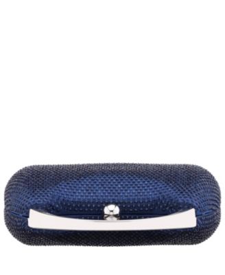 Crystal Minaudiere with Metal Handle