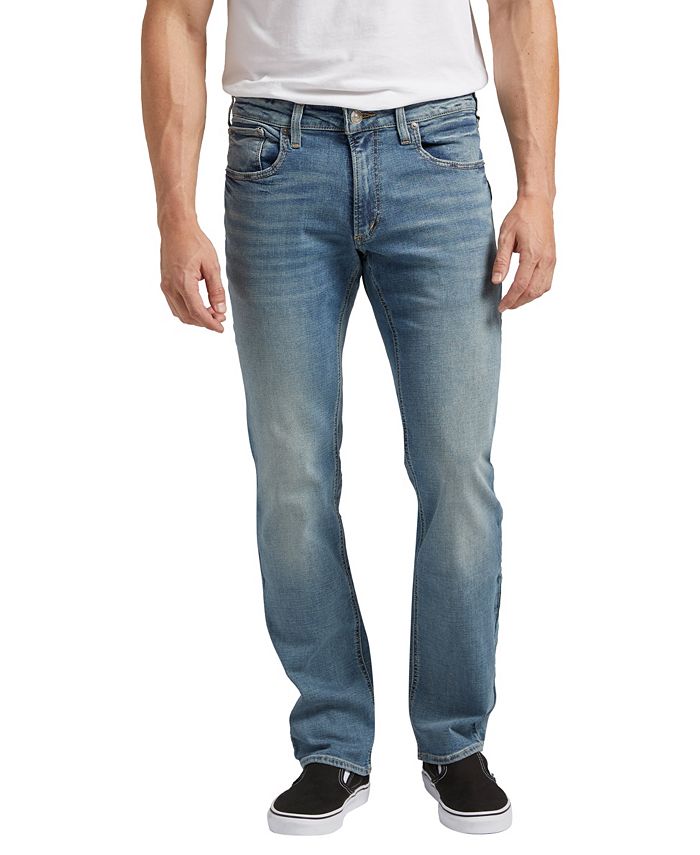 Silver Jeans Co. Men's Allan Slim Fit Straight Leg Jeans - Macy's