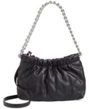 Inc East West Pearl-Trim Clutch, Created for Macy's - Black