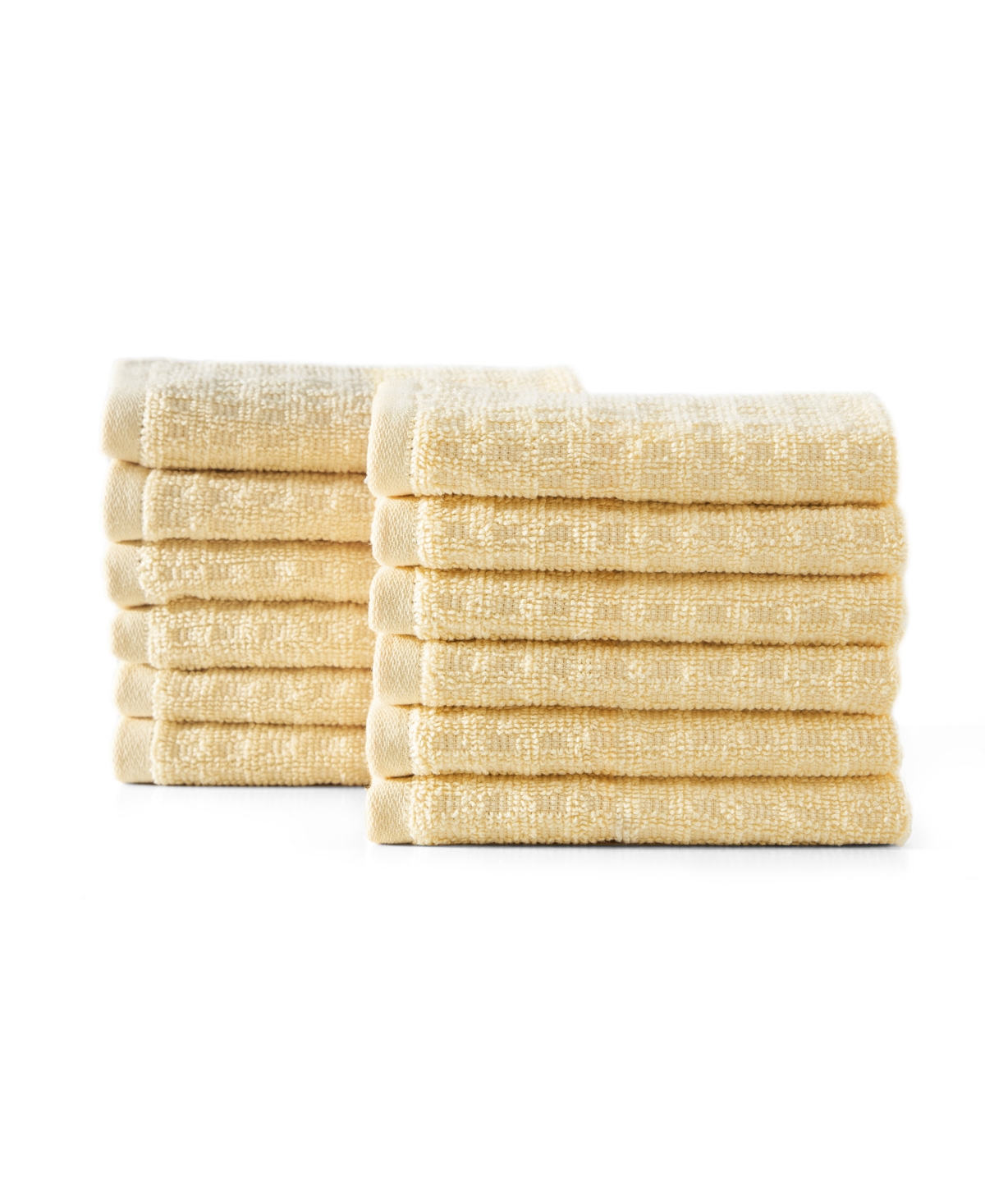 Tommy Bahama Home Northern Pacific Cotton Terry 12 Piece Wash Towel Set Bedding In Banana Yellow