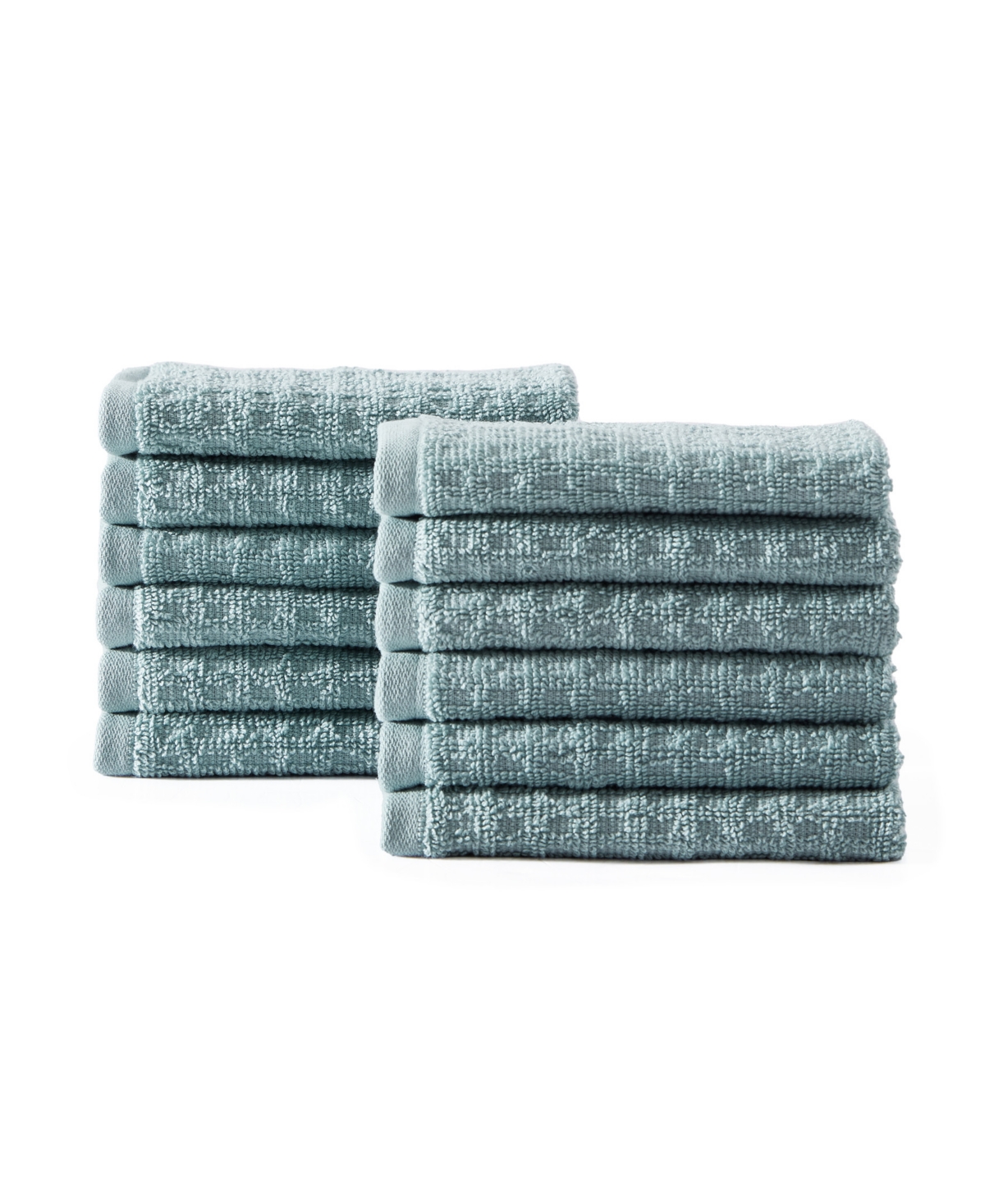 Tommy Bahama Home Northern Pacific Cotton Terry 12 Piece Wash Towel Set Bedding In Bay Blue