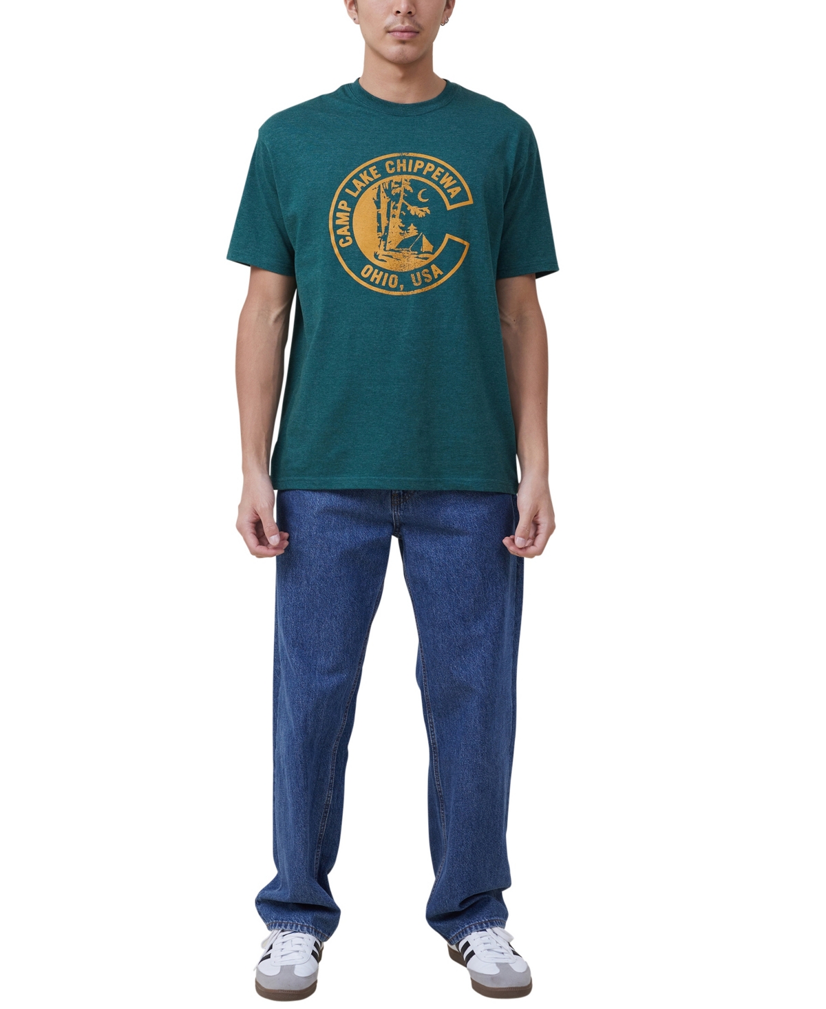 Cotton On Men's Loose Fit Souvenir T-shirt - Chippewa