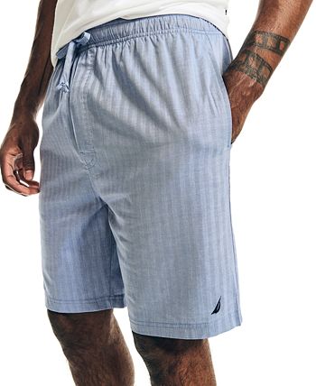Nautica Men's Sleepwear, Blue Herringbone Short - Macy's