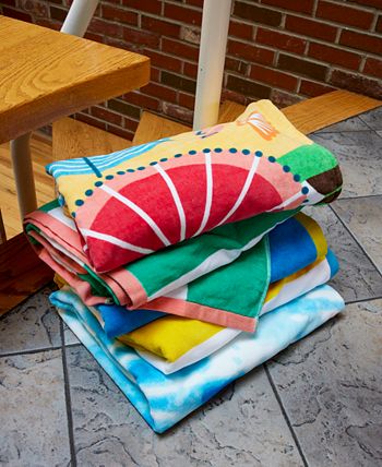 Charter Club Printed Beach Towel 38