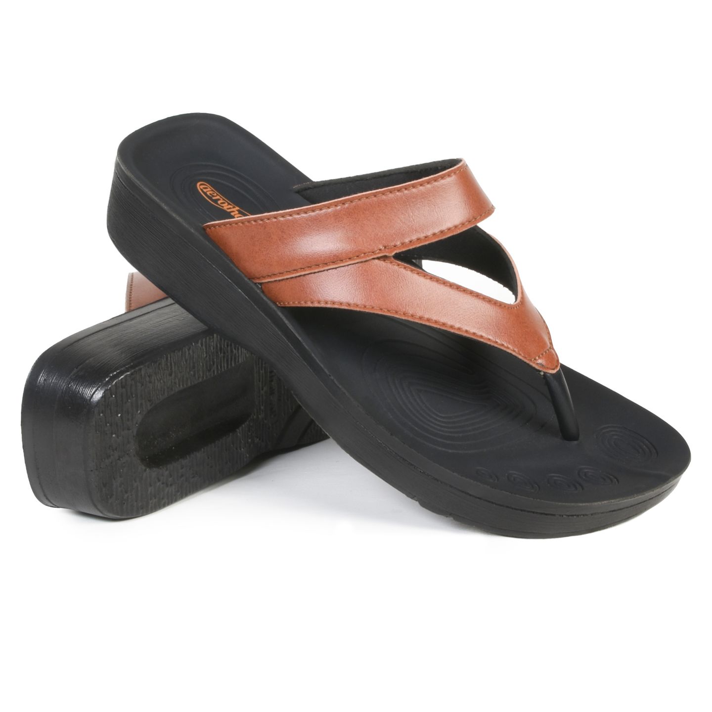 Женские сандалии Aerothotic Glen Comfortale Walking, цвет: Рыжевато-коричневый — фото 2