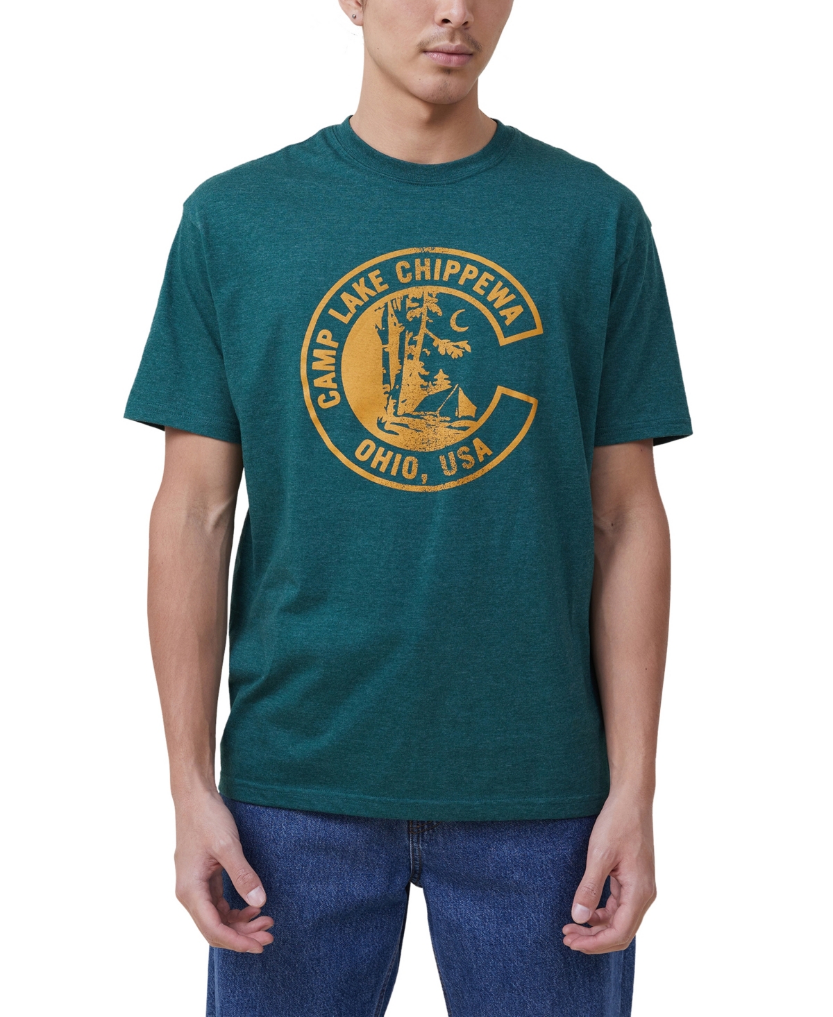 Cotton On Men's Loose Fit Souvenir T-shirt - Chippewa