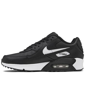 Nike Big Kids Air Max 90 Leather Running Sneakers from Finish Line - Macy's