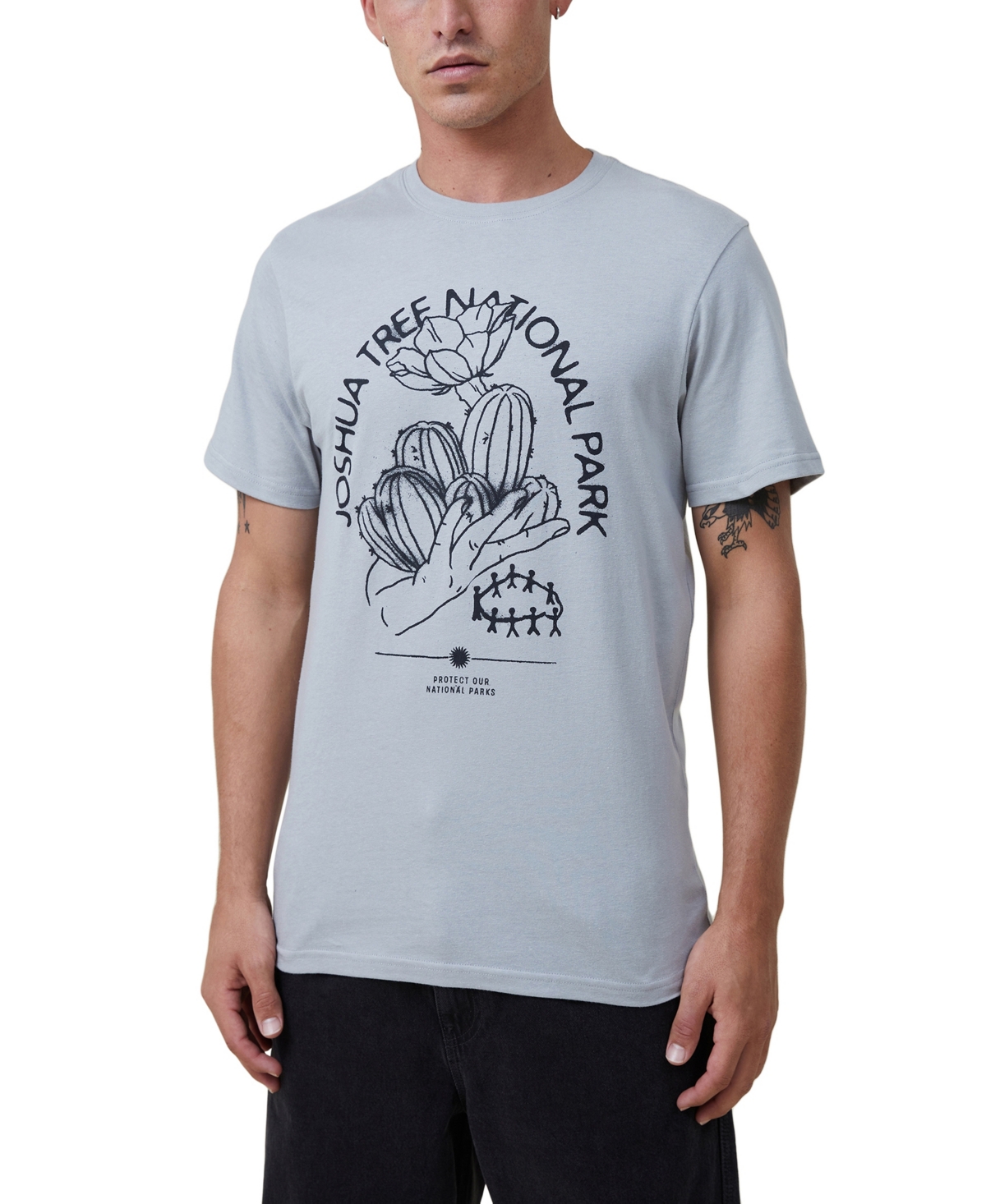 Cotton On Men's Tbar Art Crew Neck T-shirt