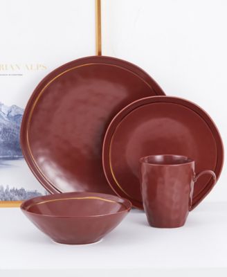 Clara 16 Pc. Dinnerware Set, Service for 4