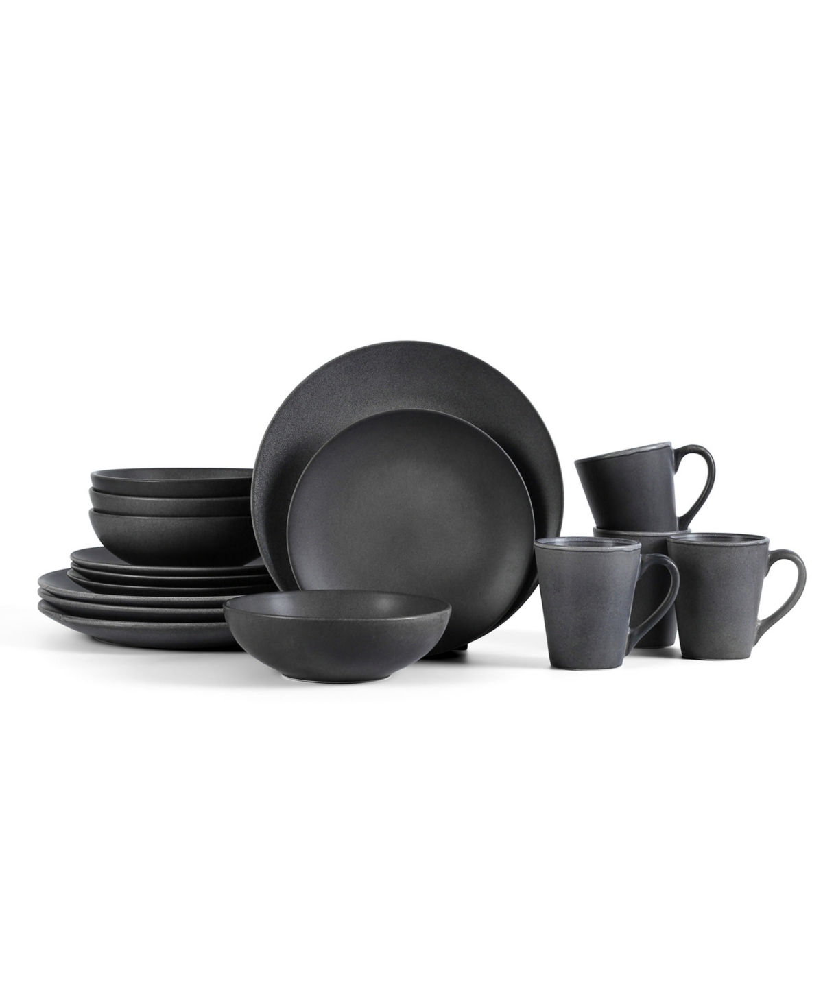 Grao 16 Piece Dinnerware Set, Service for 4 - Gray