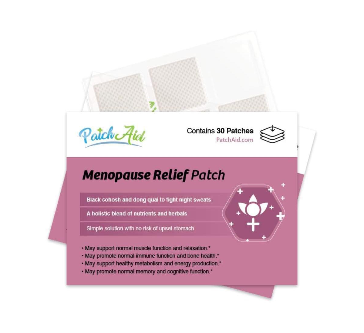 Menopause Relief Patch by PatchAid (30-Day Supply) - White
