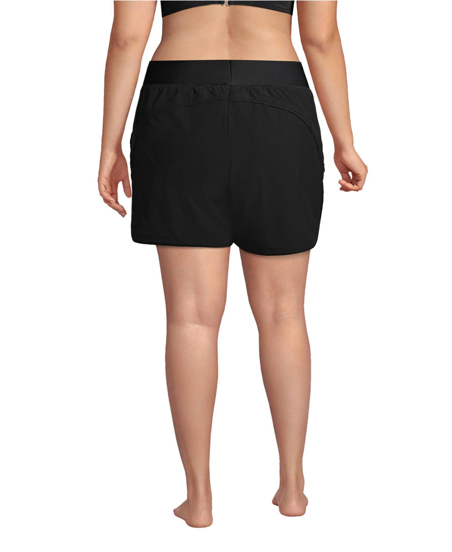Plus Size SunShade UPF 50 5" Board Shorts with Panty