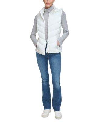 Women's Packable Hooded Puffer Vest, Created for Macy's