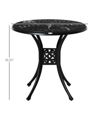 30" Outdoor Patio Distro Dining Table Only W/ Umbrella Hole