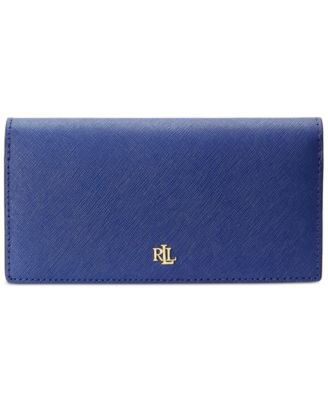 Lauren Ralph Lauren - Crosshatch Leather Slim Wallet