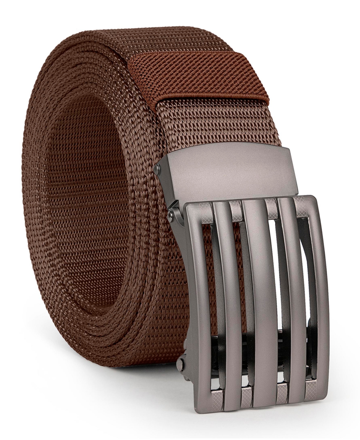 Mens Adjustable Tactical Ratchet Golf Belt - Beige