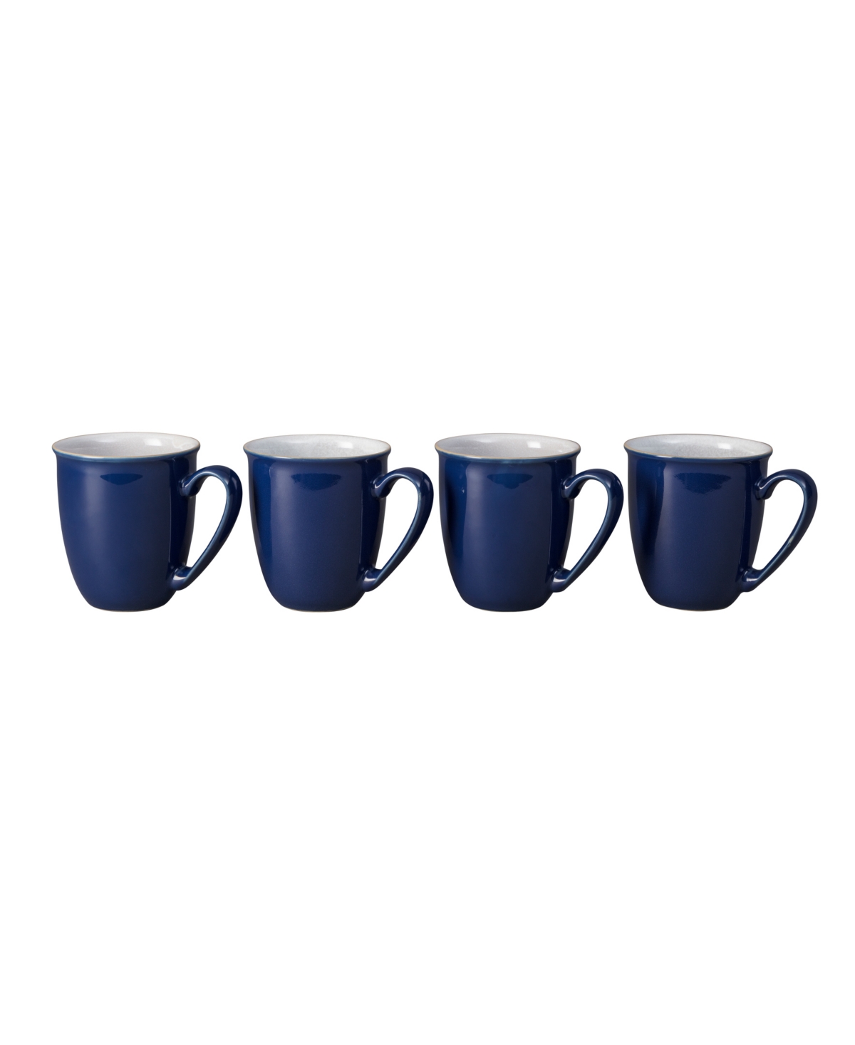 Denby Elements Dark Blue Mug Set Of 4
