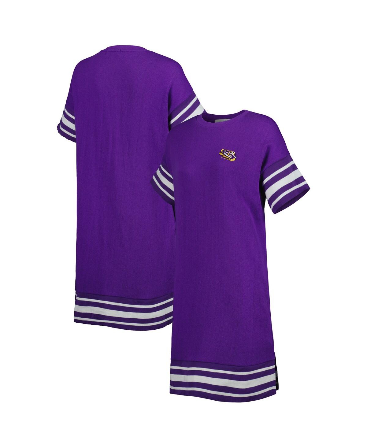 Touché Women's Touch Purple Lsu Tigers Cascade T-shirt Dress