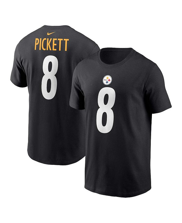 Nike Men's Kenny Pickett Black Pittsburgh Steelers Player Name and Number T- shirt - Macy's