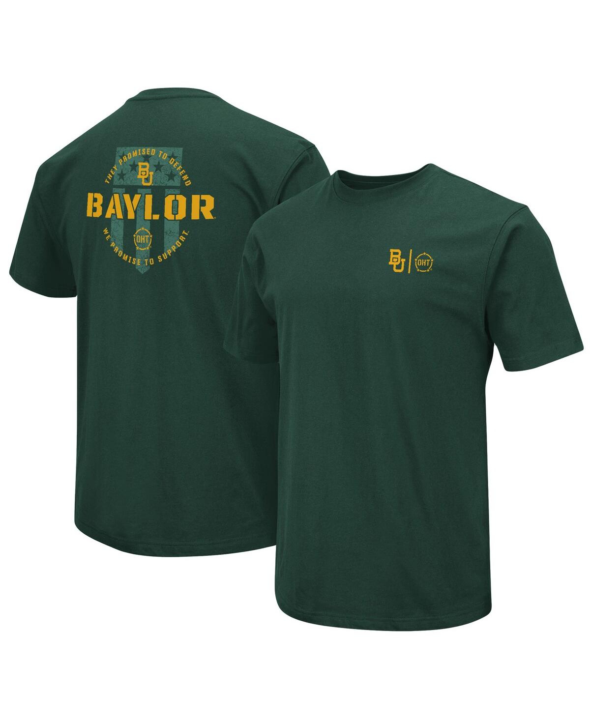 Colosseum Green Baylor Bears Oht Military Appreciation T-shirt In Green