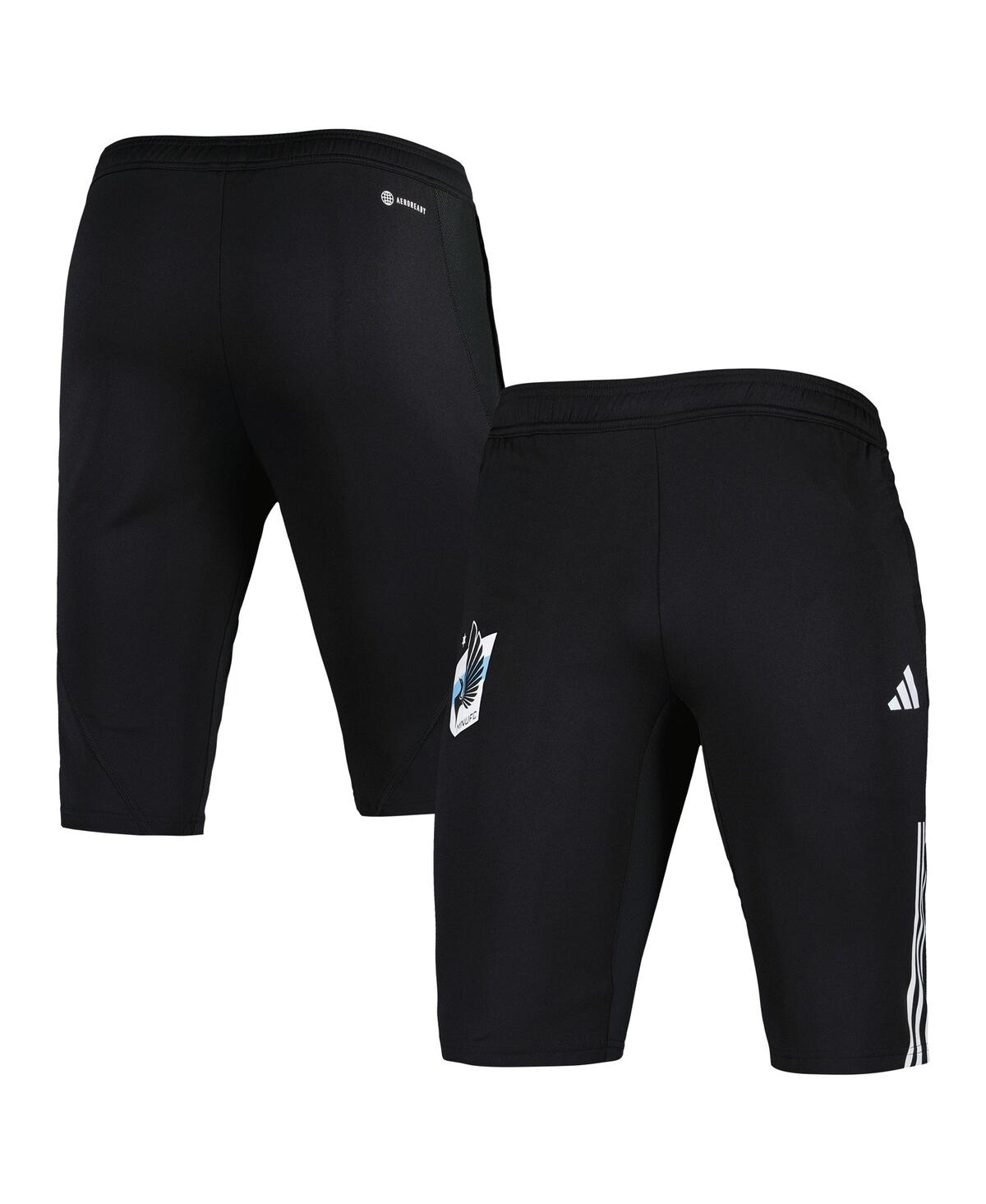 Shop Adidas Originals Men's Adidas Black Minnesota United Fc 2023 On-field Training Aeroready Half Pants