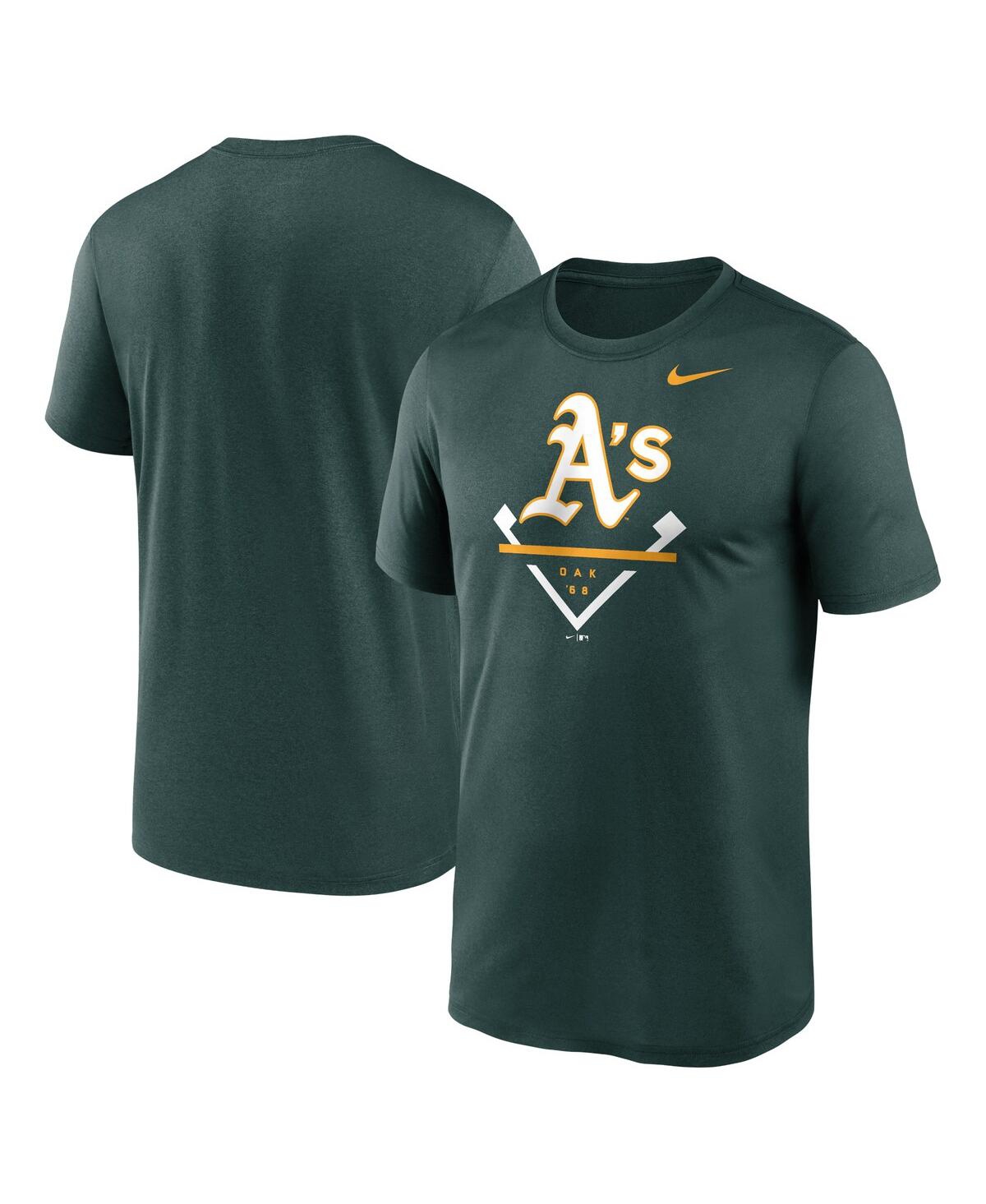 Nike Men's  Green Oakland Athletics Icon Legend Performance T-shirt In Green