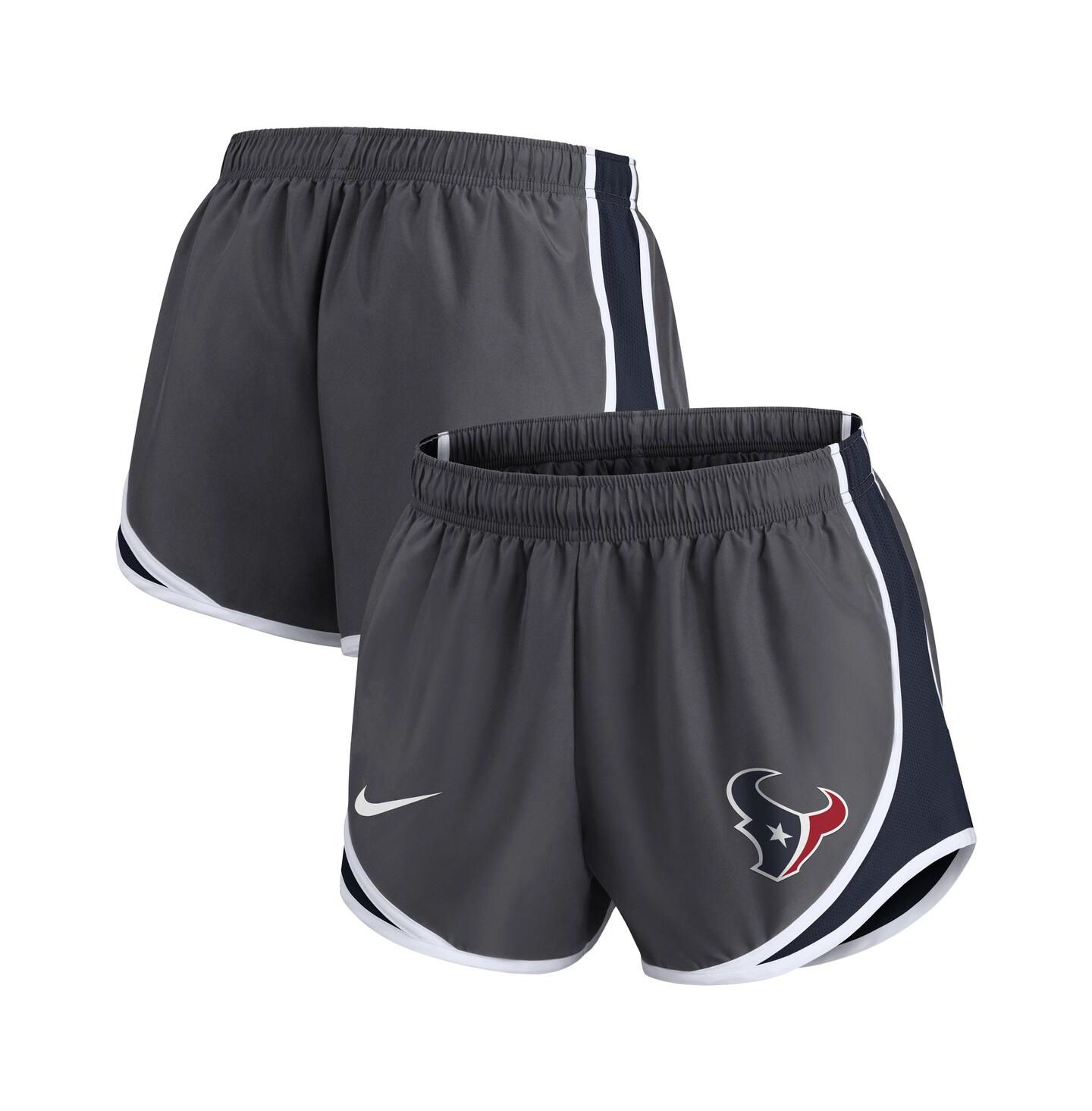 Женские шорты Nike Charcoal Houston Texans Logo Performance Tempo — фото 2